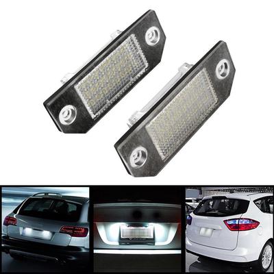 2 τεμ. Λάμπα LED πινακίδας κυκλοφορίας 12V White Light Fit for Ford Focus C-MAX MK2