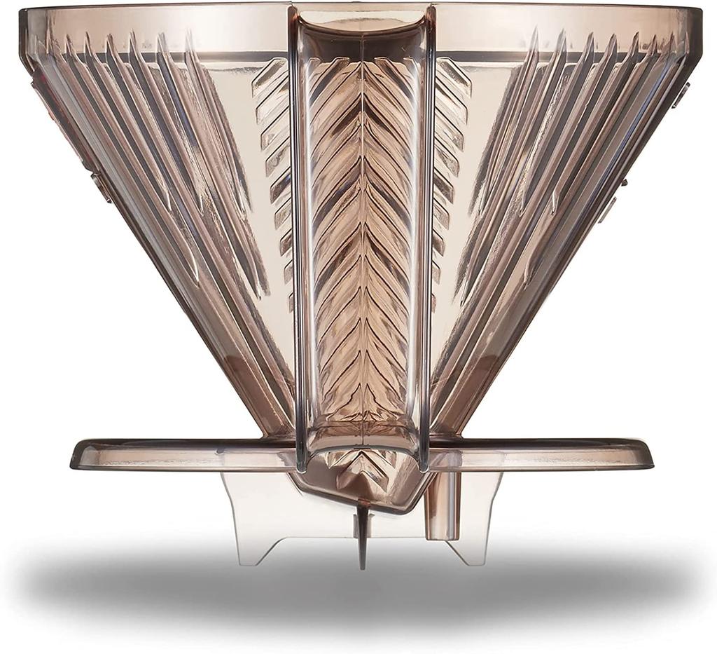 Melitta Coffee Dripper with Measuring Spoon and Graduated Measuring Cup Aroma Filter x 2 Spoon, 2-4 Capacity, Brown, Series, AF-M1