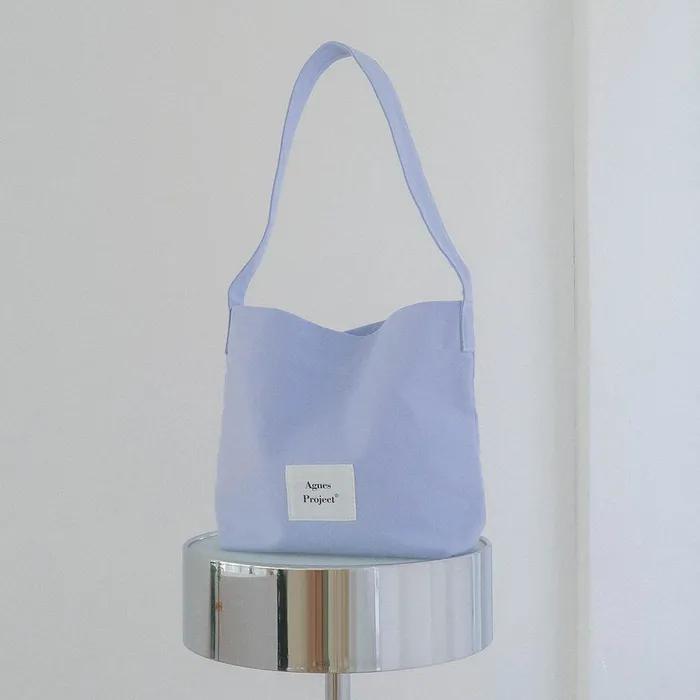 [Agnes Project] Peanut Tote Bag (Ver.2)_IceBlue