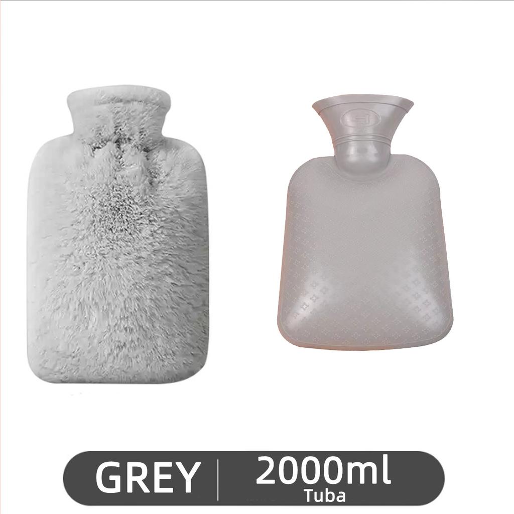Thickened explosion-proof hot water bag hand warmer hot compress stomach warmer foot warmer imitation rabbit velvet water warmer