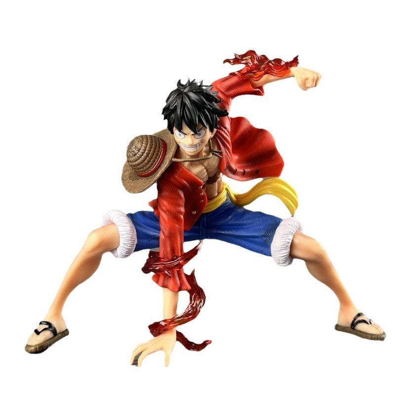 One Piece GK Luffy BOB Double Fruit KSW Anime Figure Model Collectible Art Sculpture