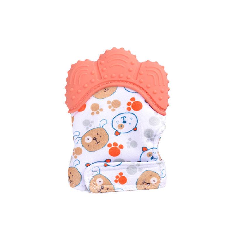 Silicone Sounding Teether Gloves for Babies - Soothing & Anti-Bite Toy