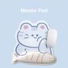 Non-Slip Cat&Fish Mouse Pad Ergonomic Anti-skid Mouse Pad  Typewriting Tools