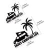 Enjoy Camping Life Slogan Car Windshield Sticker Window Body Vinyl Decal Decoration For VW Volkswagen Transporter T4 T5 T8 Bus
