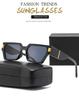 Retro Square Sunglasses For Men Vintage Luxury Designer Sun Glasses for Women UV400 Eyewear Trending Products Eyeglasses