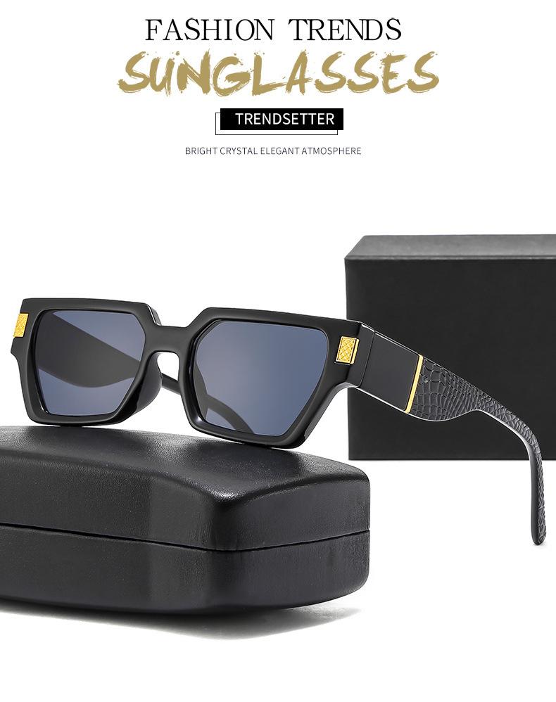 Retro Square Sunglasses For Men Vintage Luxury Designer Sun Glasses for Women UV400 Eyewear Trending Products Eyeglasses