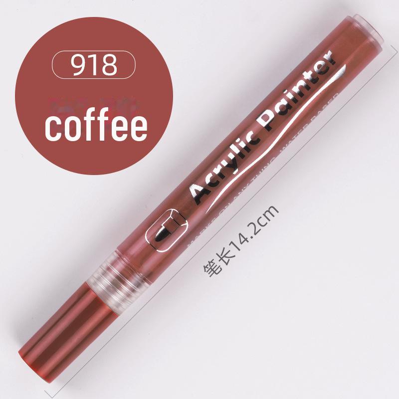 Sada akrylových fixů: Vodotěsné, Bílé, na Kámen, Keramickou Malbu - 12 Barev