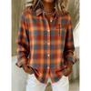 3D Patchwork Color-Printed Fashion Women's Shirt Loose Fit Ladies Blouses Tops New Spring Summer Casual Long-Sleeve Shirt