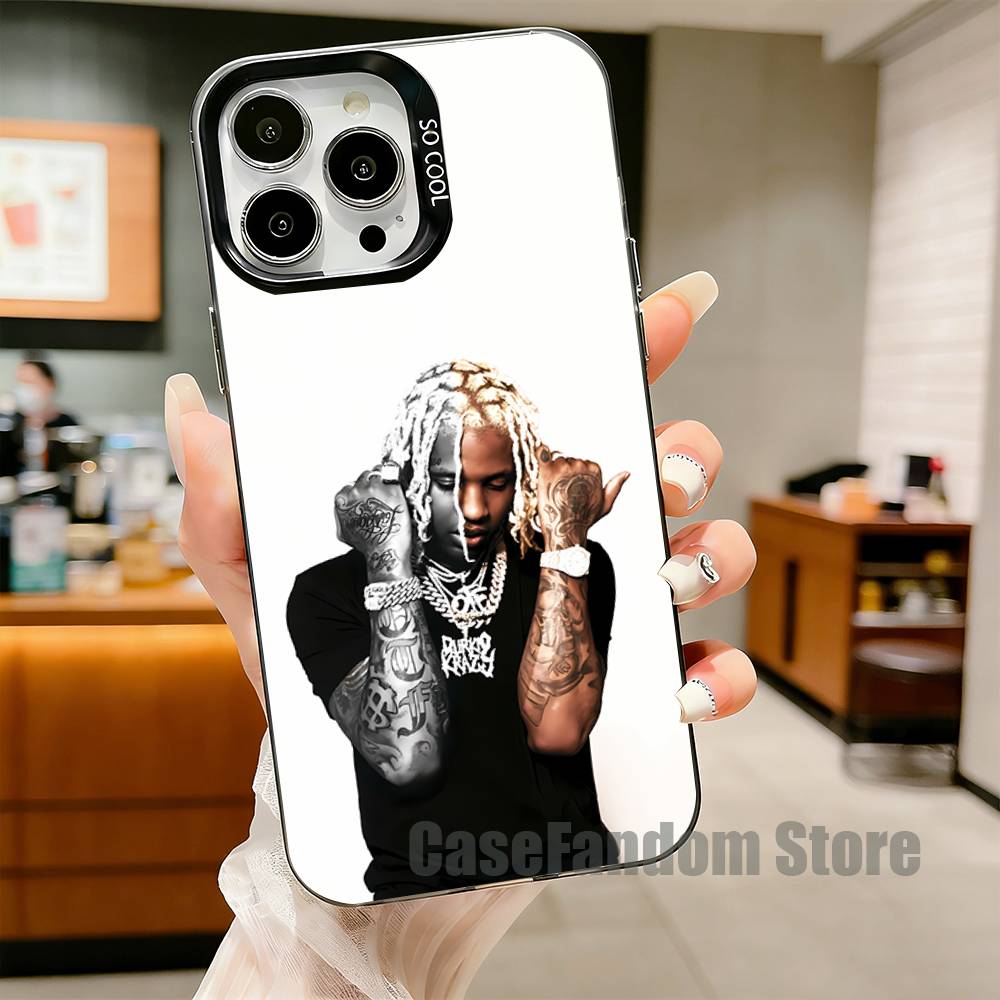L-Lil Durk Deep Thoughts Phone Case For iPhone 17,16,15,14,13,12,11,Pro,Max,Plus,Black Matte Shockproof Cover