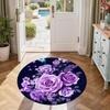 Flower Round Carpet Perfect for Outdoor Study room Entryway Hallway Antislip Round Carpet Office home decor Spiritual Gift