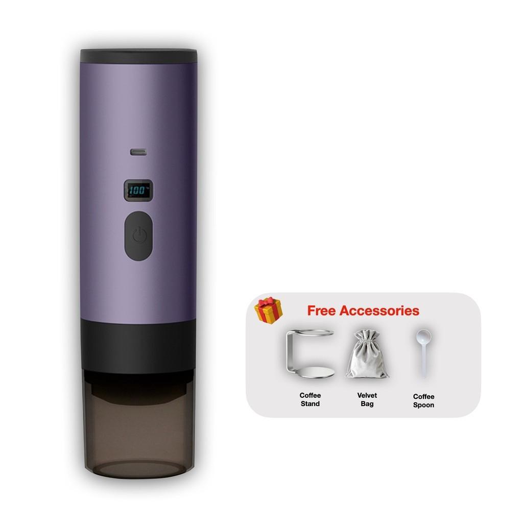 3-in-1 Wireless Portable Espresso Coffee Maker 15Bar Ground & Capsule Compatible Espresso Machine Hot & Cold Brew Coffee Machine