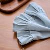 Mehrzweck-Einfarbige Rüschen-Tischsets Runde Baumwollstoff-Servietten Rustikales Tischset für Hochzeitsdekoration Tischdekoration