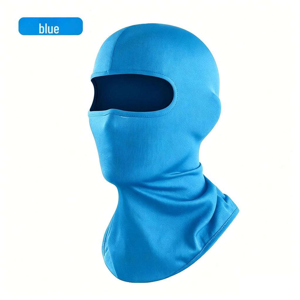 Maschera da Equitazione in Seta di Latte Antivento Antipolvere Protezione Solare per Casco o Campo da Gioco CS