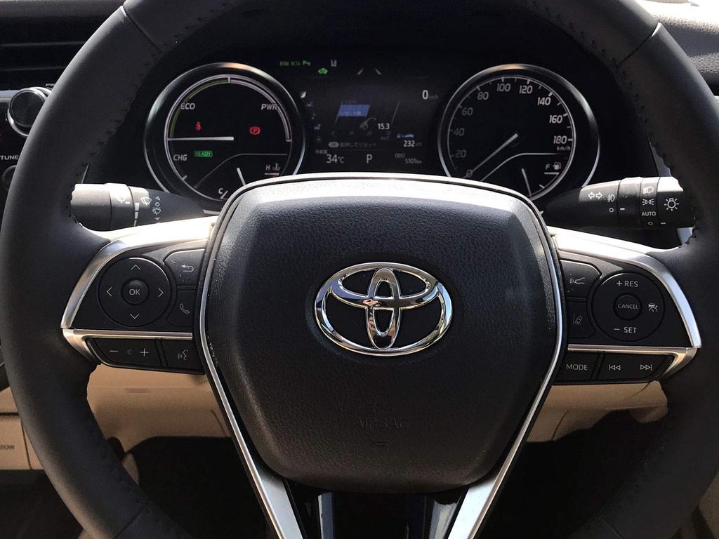 BRIGHTZ Camry Stainless Steel Steering Switch Panel Cover AXVH 30903 AXVH70/AXVH75 [INT-ETC-177] H70/H75 70/75