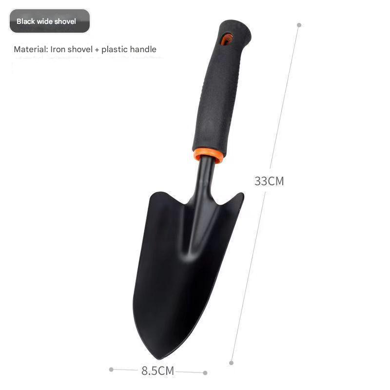 Gardening Flower Shovel Small Iron Shovel Small Iron Spade Flower Planting Small Shovel Agricultural Small Tools Weeding Artifact Sea Fishing Tool