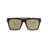 Philipp Plein Quadratische Acetat-Sonnenbrille Schwarz Gold