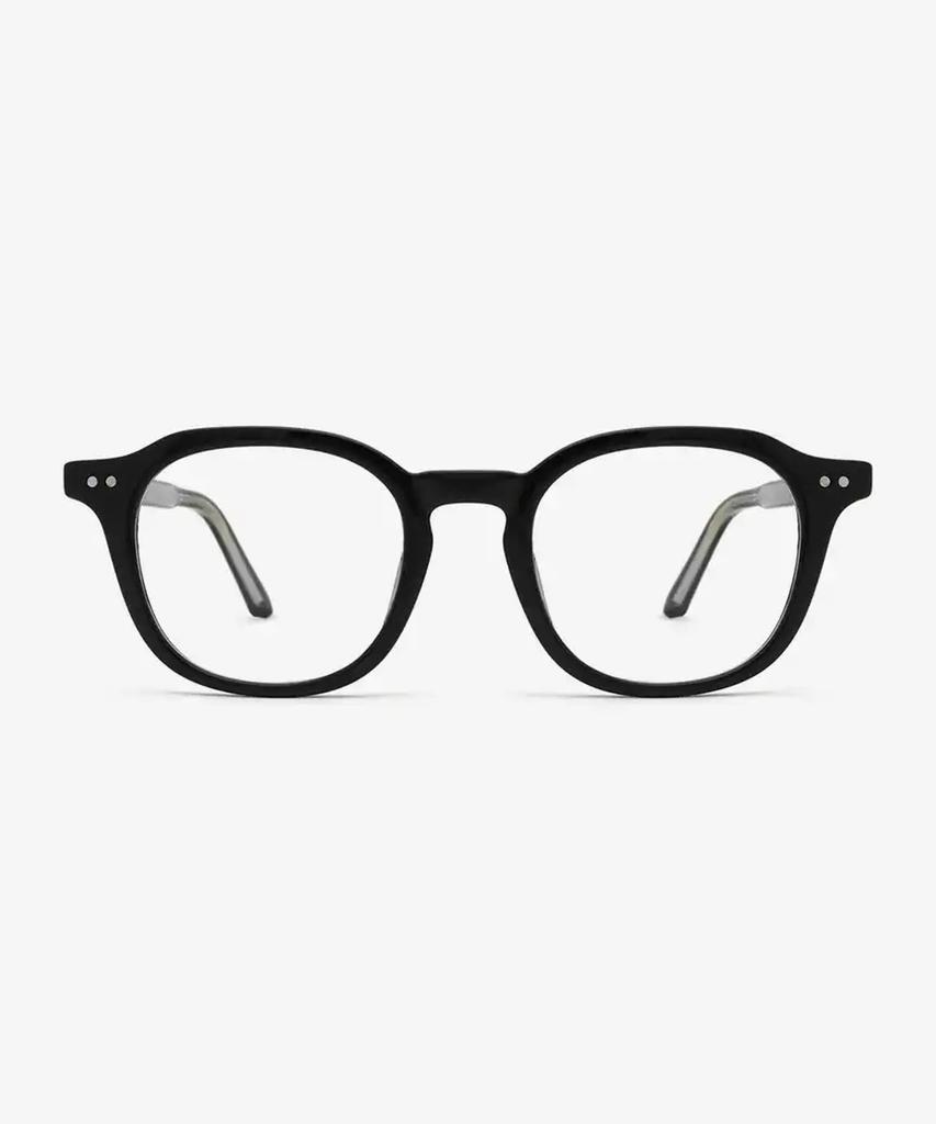 Seutailwokeu Black Sw Horn 02 Bk Stylework Eyeglass Frames