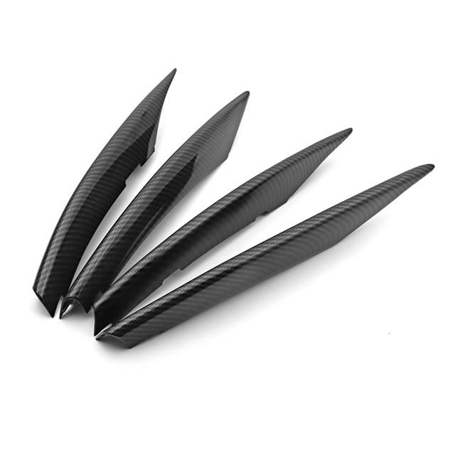 For Mercedes Benz A Class W177 A180 A200 Front Fog Light Trim Cover Strip Sticker ABS Chrome Accessories Car Styling 4PCS/set