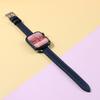 Slim Leather Strap for Apple Watch Band 49mm 45mm 44mm 42mm 41 38 40mm Woman Bracelet for IWatch Series Ultra 8 7 6 SE 5 4 3 2 1