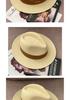 Unisex Panama Straw Hat: Adjustable Jazz Topper with Large Head Circumference, Sunshade, and UV Protection - Trendy All-Match Design.