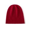 Super Morbido Cashmere Autunno e Inverno Nuovo Unisex Alta Gamma Colore Unito Ispessito Caldo Moda Lavorato a Maglia Cappello Casual