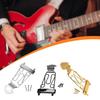 Guitar Trapeze Tailpiece with Mounting Screws, Replacement Repair Parts, Metal String Plate, 6 String for Jazz Archtop