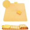 Telo da Spiaggia Coperta da Picnic Sabbia-Resistente 145X200 Cm Impermeabile XXL
