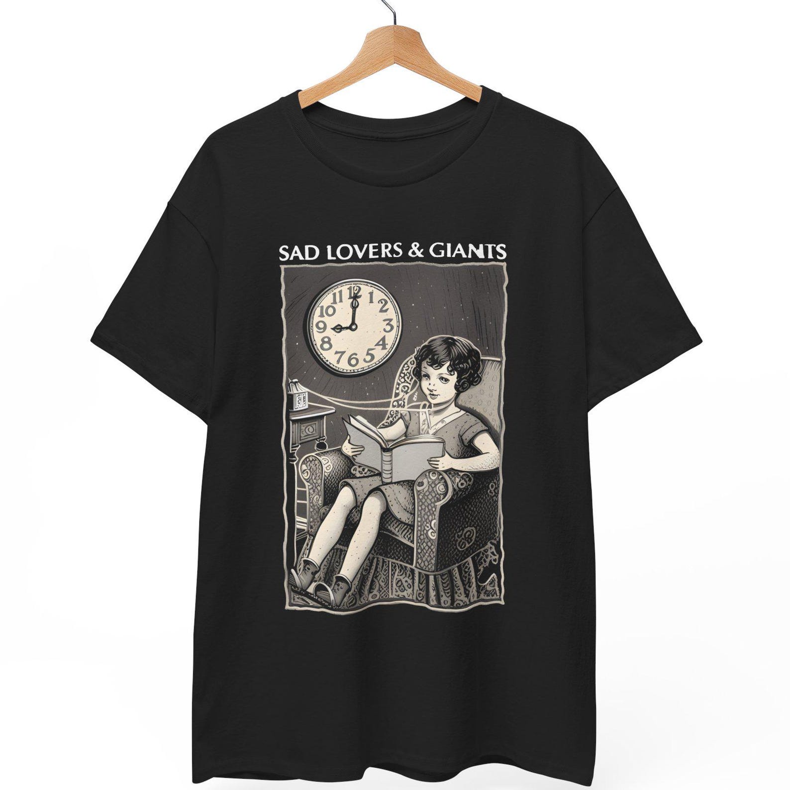 Sad Lovers and Giants T-Shirt: 80s Post Punk Goth Band Tee 3XL