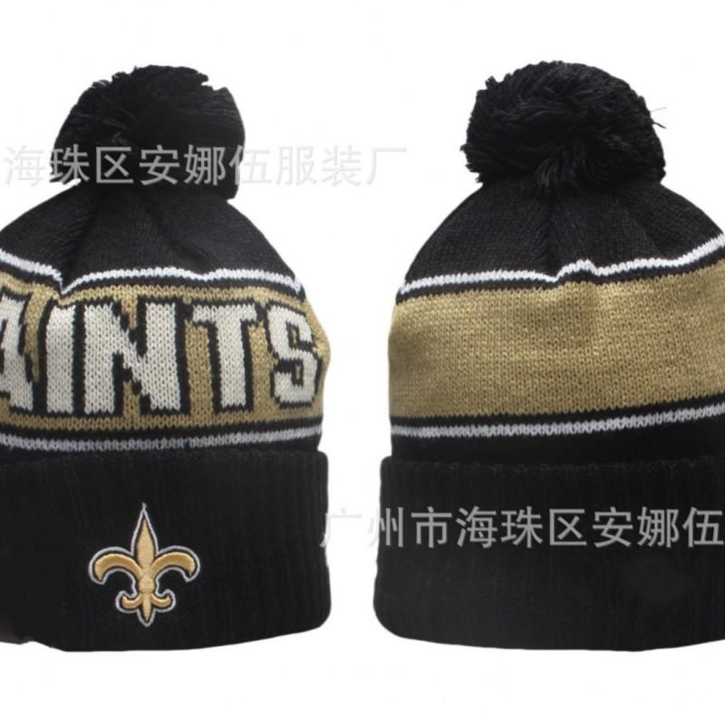 2026 Rugby Baseball Saint Embroidered Beanie Warm Knit Hat Men Women