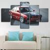 Classical M1 Group 4 Rennversion Sports Car 5 Panel Modern Wall Art Canvas HD Printed Posters Paintings Home Decor Pictures