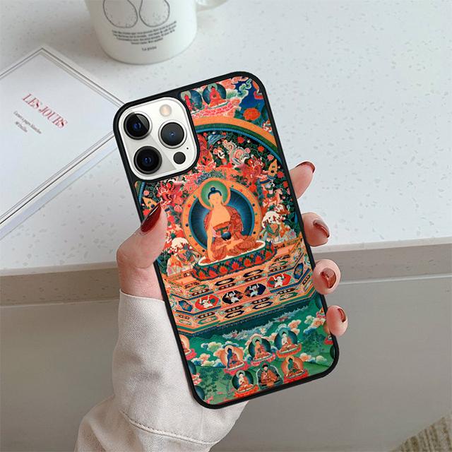Gautama Buddha Beautiful Artwork Phone Case For iPhone 17 Air 14 15 16 13 12 Cover For Apple Pro Max 6S Plus
