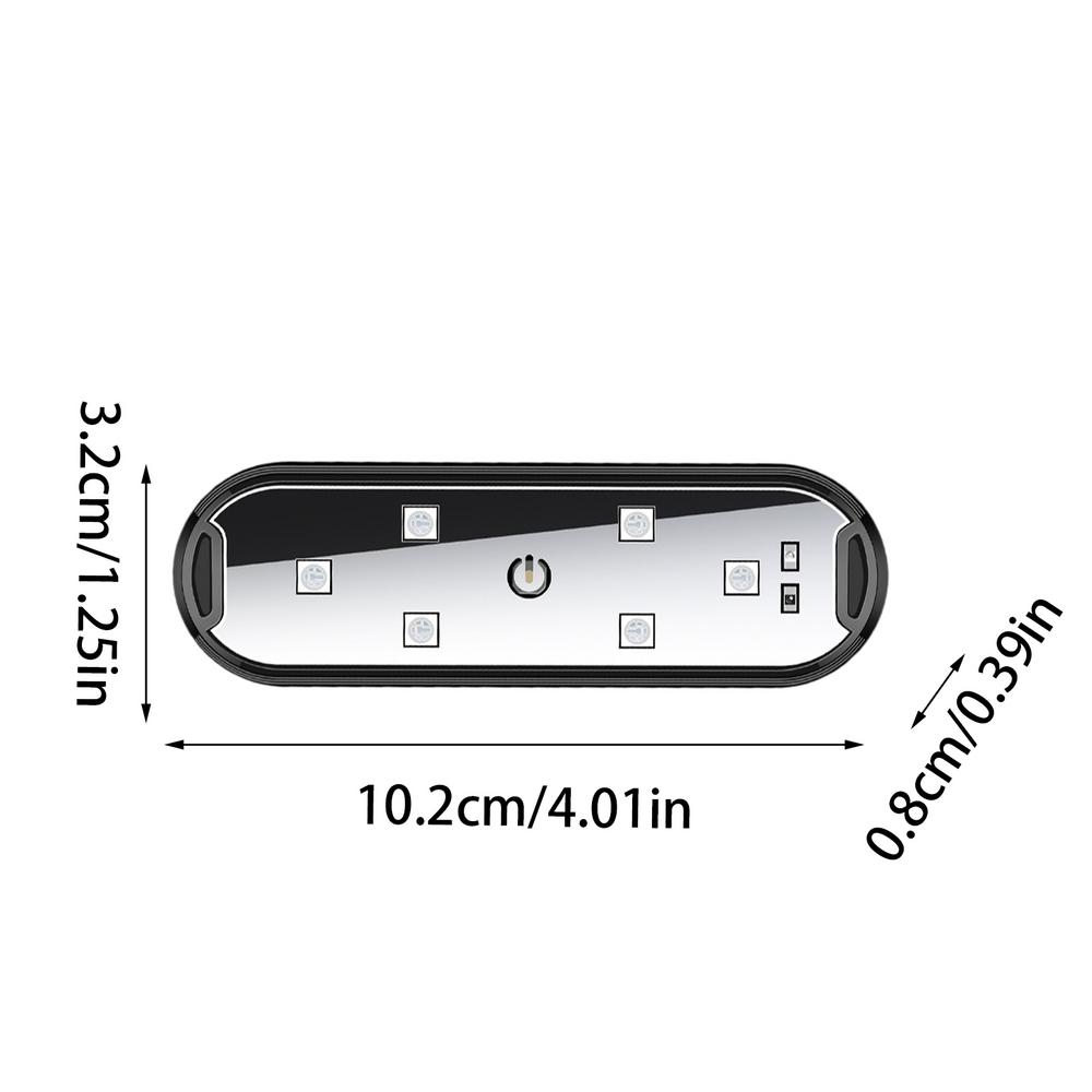 

Светодиодные фонари на пороги, перезаряжаемые через USB, беспроводные, окружающий свет, приветственный свет, светодиодная подсветка салона автомобиля, предупреждающая атмосфера