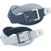 TaylorMade Golf Reversible Stretch Mesh Belt - White/Shark Grey