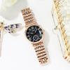 Calendar Steel Belt Quartz Watch Fashion Business Style Stainless Steel Watch Ladies Niche Premium Watch