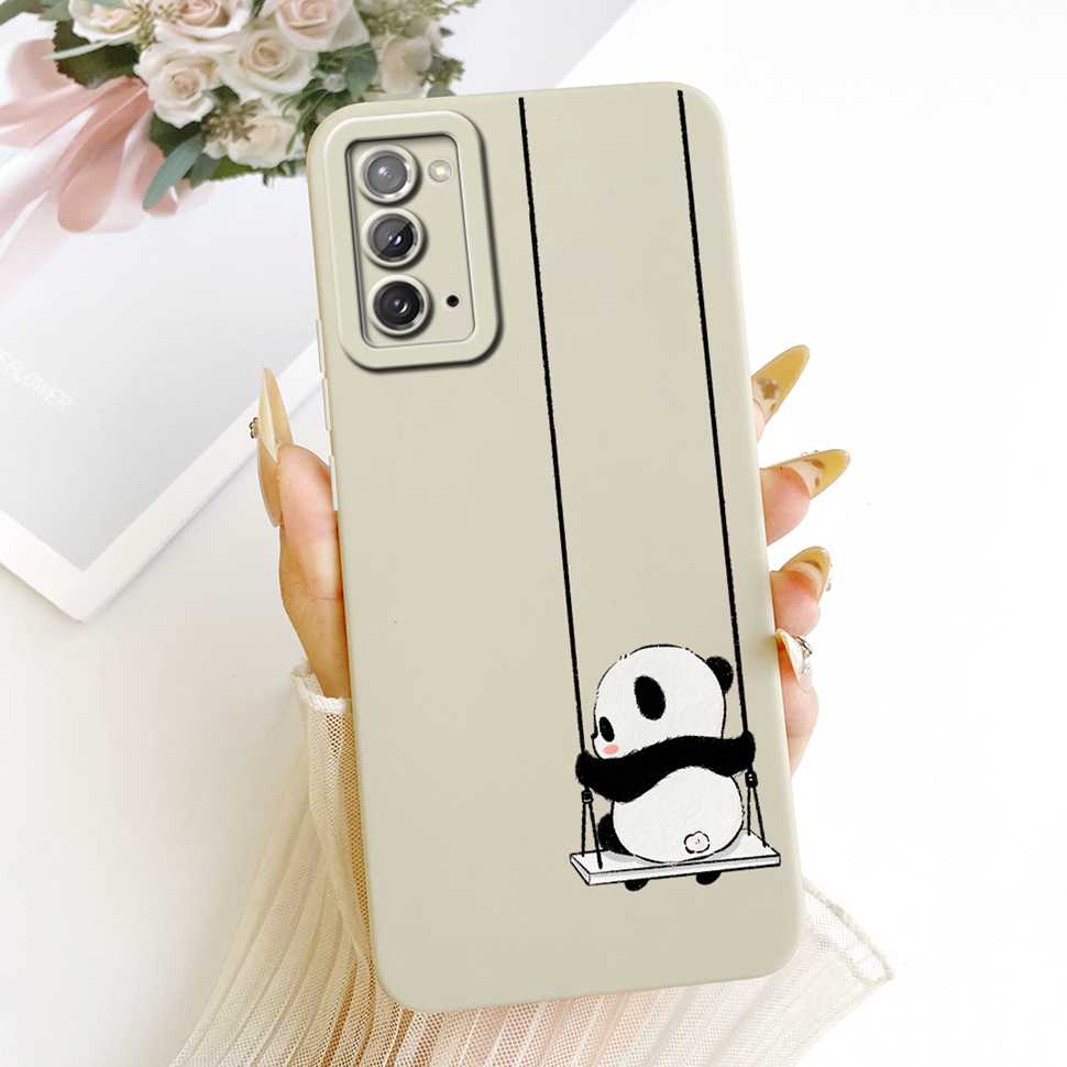 For Samsung Galaxy Note20 Case Soft Slim Cute Candy Painted Cover For Samsung Note 20 Note20 SM-N980F Full Silicone Bumper