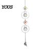 Wall Hanging Decor Colorful Crystal Suncatcher, Sun Catcher for Windows, Healing Glamorous Decoration Home, Crystals Prism Rainbow Maker,