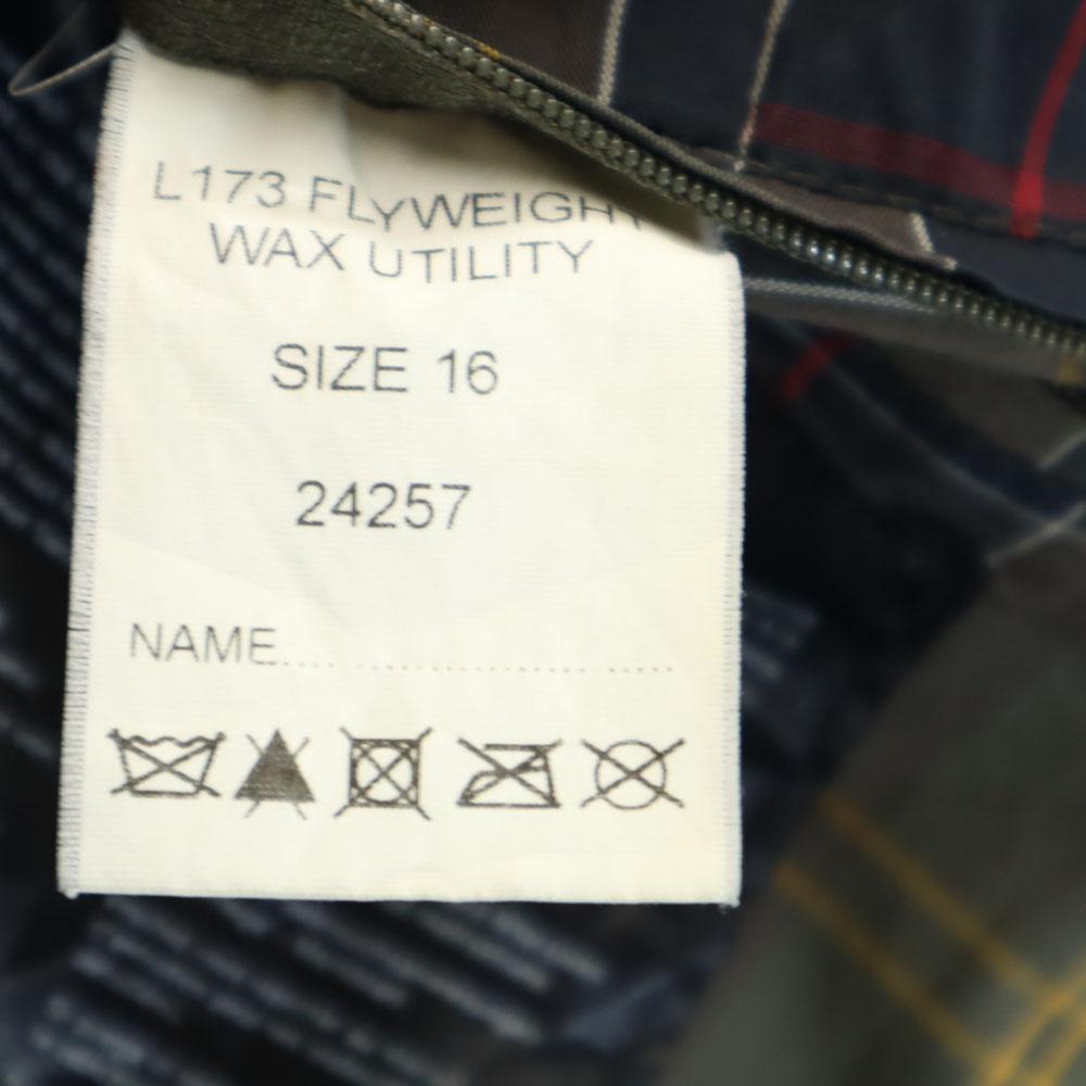 Barbour FLYWEIGHT WAX UTILITY oiled jacket Women Used