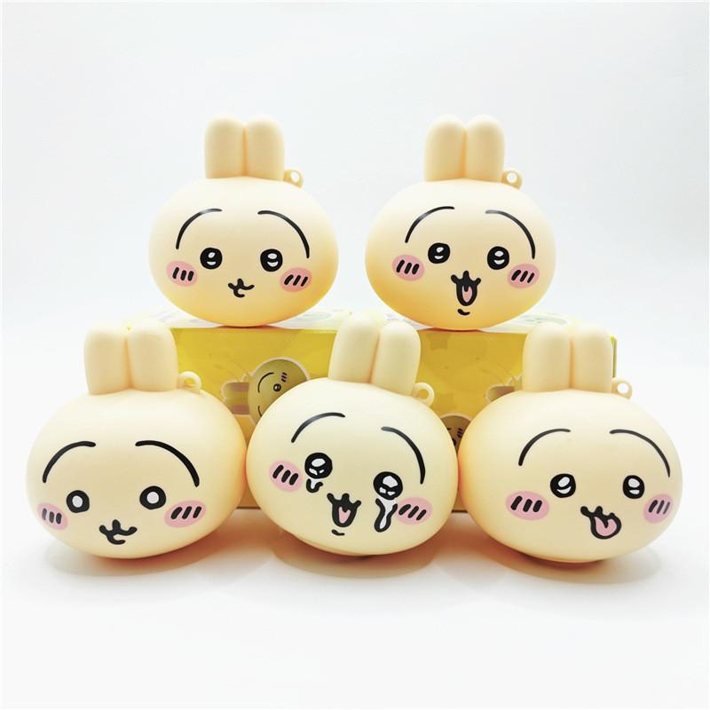 Emoticon Chiikawa Usagi Keychain Cartoon Pendant Action Figure Model Decoration