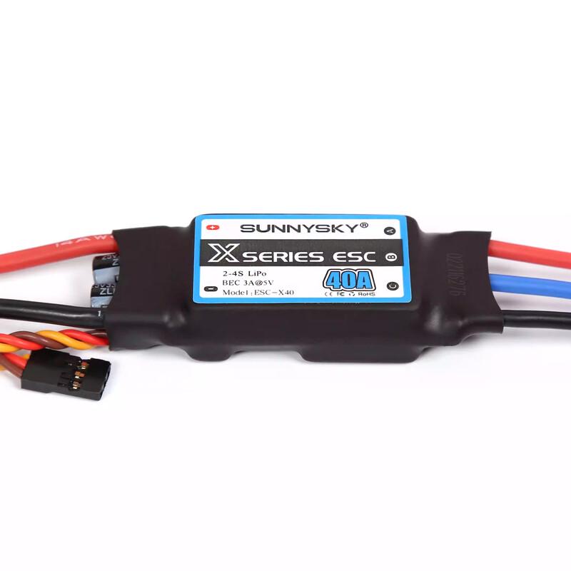 

SunnySky 40A RC ESC for Fixed-Wing Aircraft (CN version)