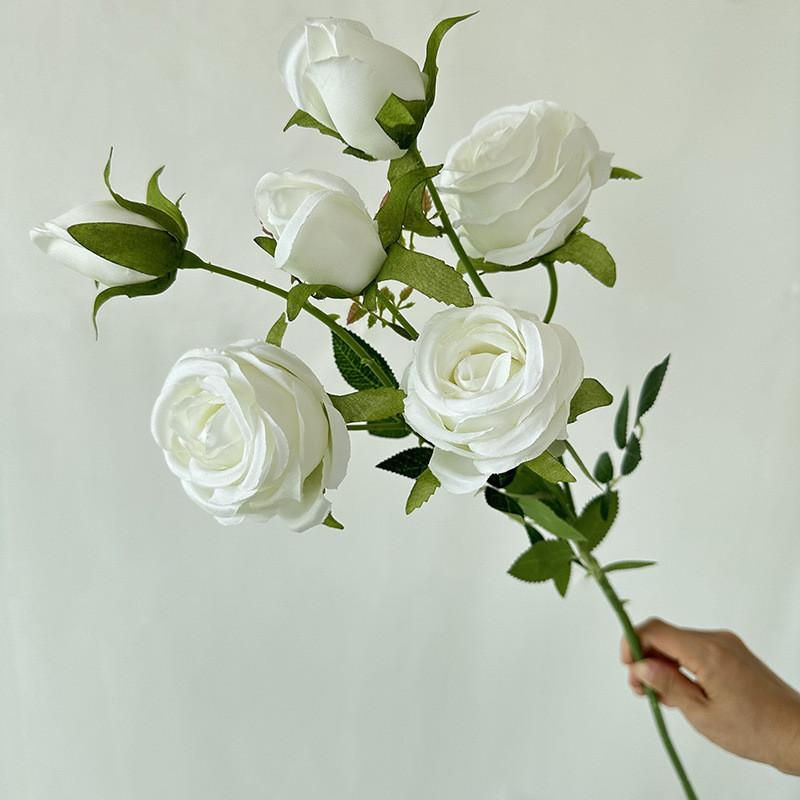 Flower Artificial Mini Rose Wedding Hotel Restaurant Desktop Decoration Ornament