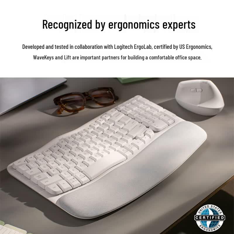 Logitech Wave Combo Ergonomic Keyboard & Vertical Mouse Set
