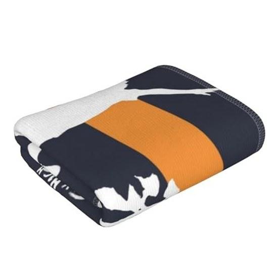 Hair towel microfiber sports ultra-fine fiber machine washable 40x70cm (Haikyuu)