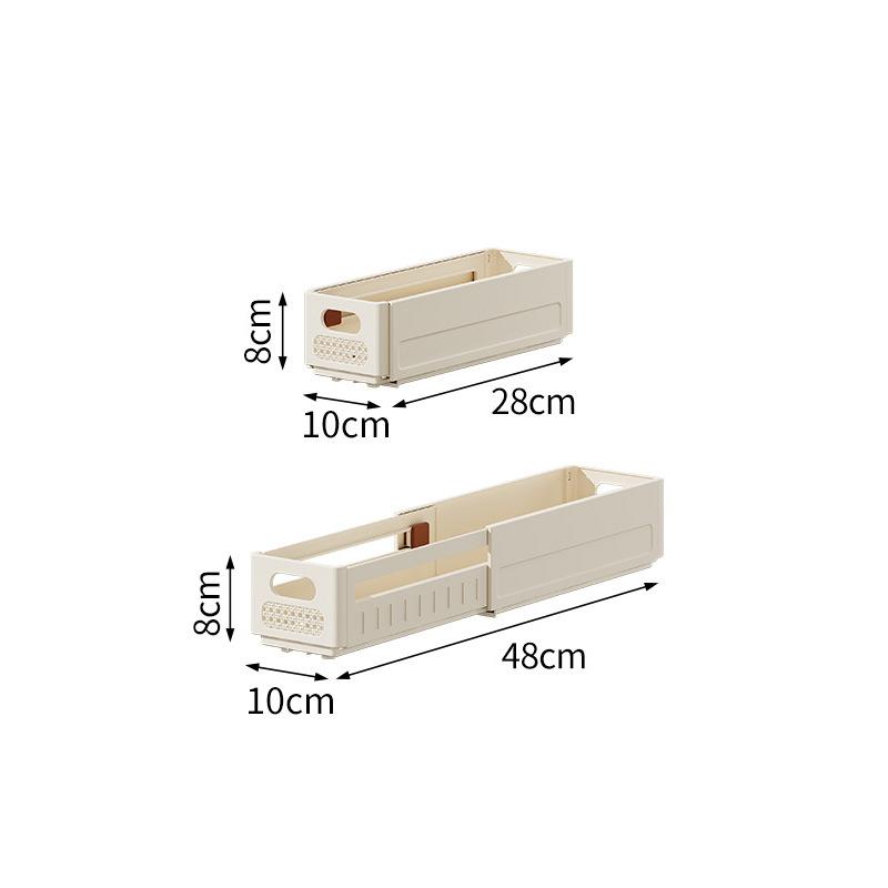 Retractable Storage Box Large Capacity Storage Box Home Living Room Drawer Type Plastic Desktop Finishing Box 2880₽