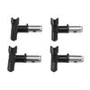 4 Sets Airless Paint Spray Tip 215 315 417 523 Black Latex Paint Spray Nozzle for Furniture Fence