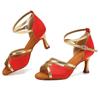 Latin Dance Shoes Women's High Heel Dance Shoes Tango Soft Bottom Dance Shoes Girls Salsa Ballroom Shoes