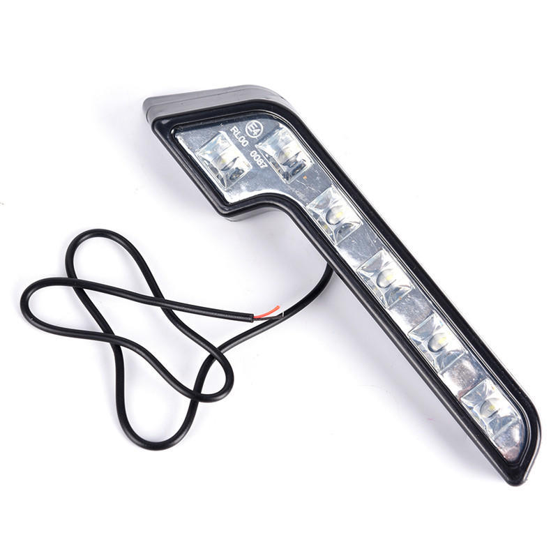 2Pcs Bright 6Led Super White Car Driving Lamp Fog 12V Drl Daytime Running Light