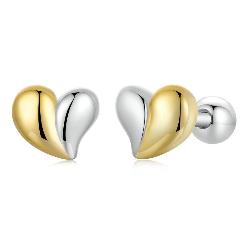 925 Silver Mini Flower Butterfly Bird Bee Stud Earrings Rainbow Moonstone Kitty Cat Ear Studs Girl Party Jewelry