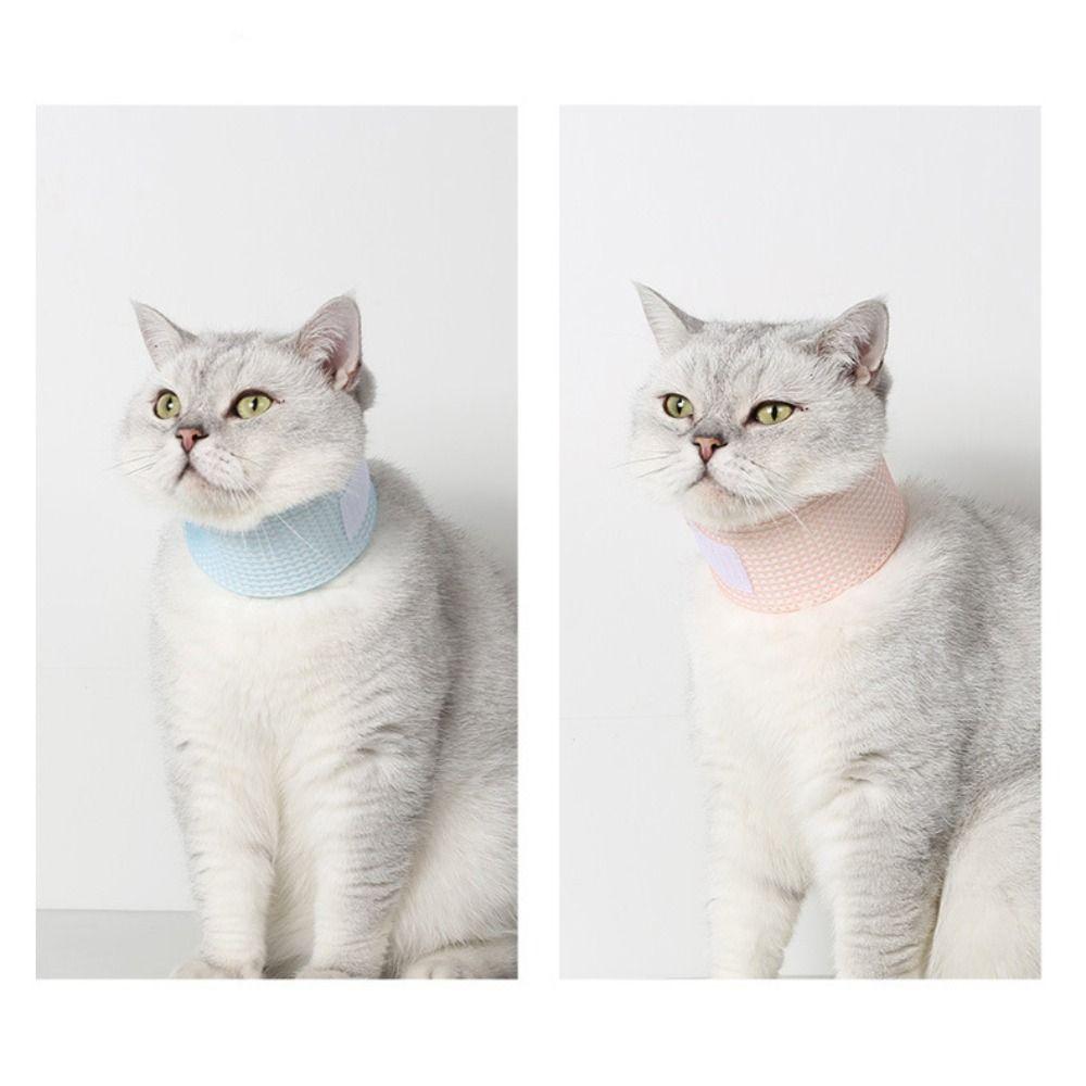 Mesh Cat Recovery Collar Soft Pet Anti-lick Collar Pet Wound Recovery Collar  Allergy Prevention