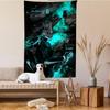 Anime Kaiju No 8 Tapestry Art Printing Japanese Wall Tapestry Anime Wall Hanging Home Decor