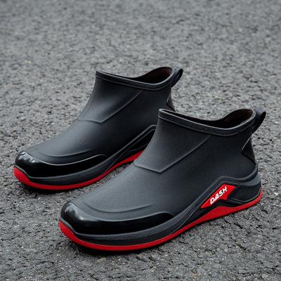Heren Regenlaarzen Antislip Schoenen Outdoor Regenlaarzen Casual Outdoor Kortschacht Werken Vissen Rubber Schoenen Waterdichte Schoenen voor Heren